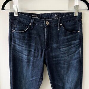 AG Denim "The Abbey" Mid-Rise Slim Jeans, Sz 27
